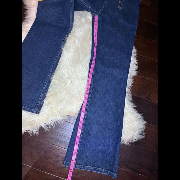 Whittall & Shon high waisted sailor style flare denim jeans sz medium - Picture 8 of 9